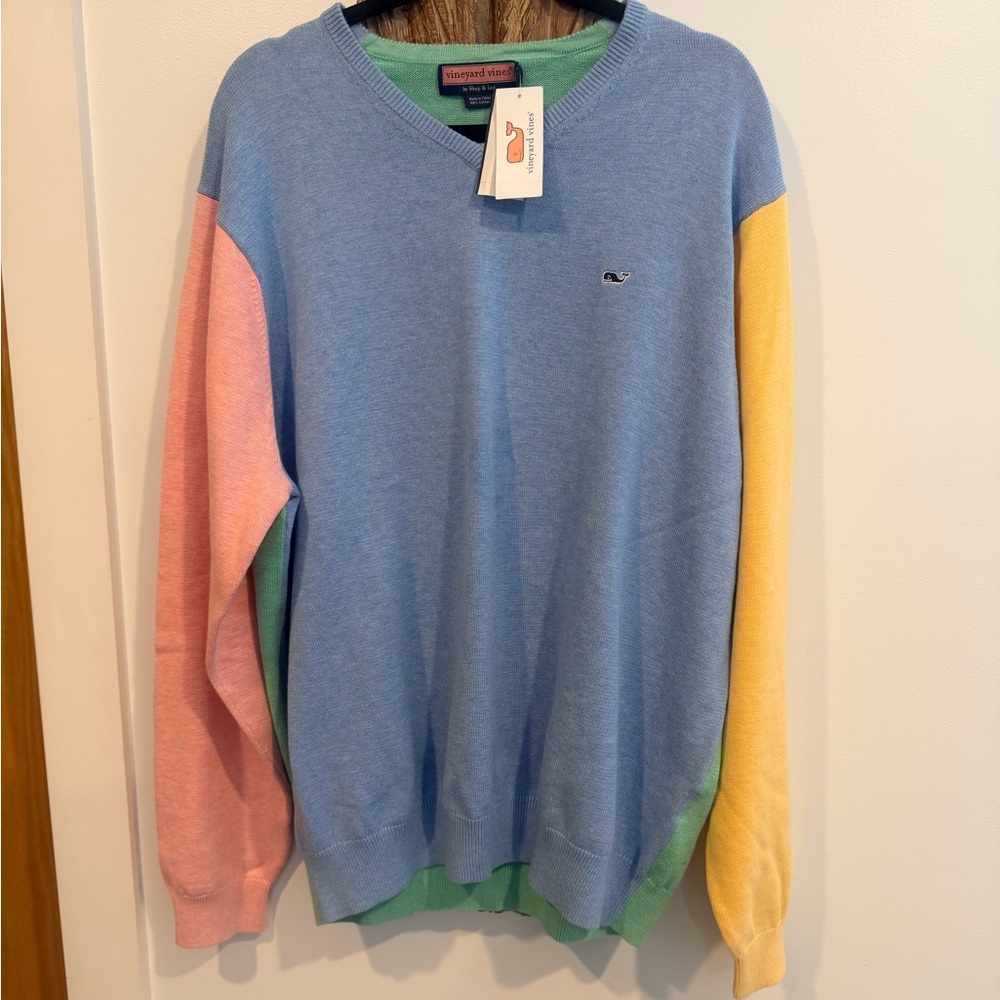 Vineyard Vines Men's Colorblock Crewneck Sweater